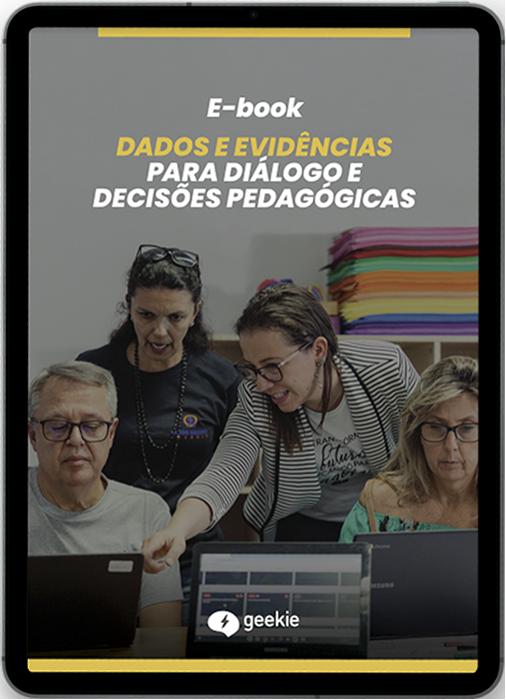 Capa e-book Dados e evidências para diálogo e decisões pedagógicas