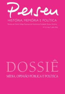 capa Revista Perseu: História, Memória e Política, v. 12, 2016